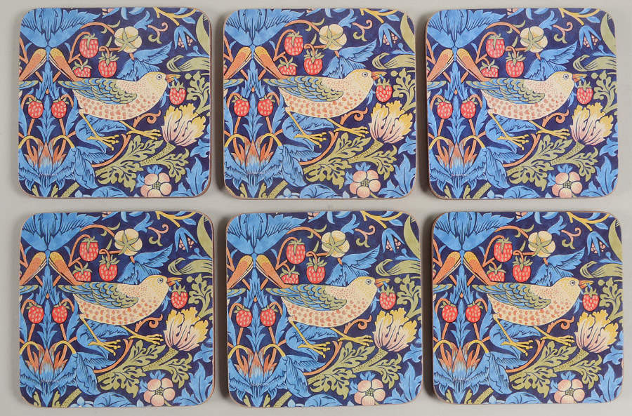 Coasters Square Corkback Coaster - Set of 6 by Pimpernel International-1