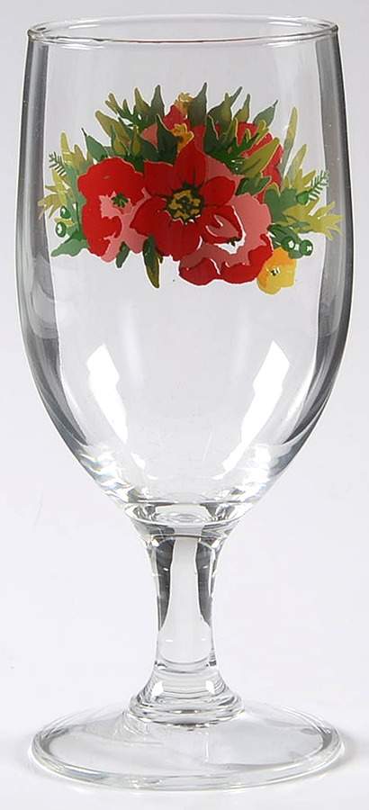 Holiday Cheer Glassware Goblet by Pioneer Woman-1