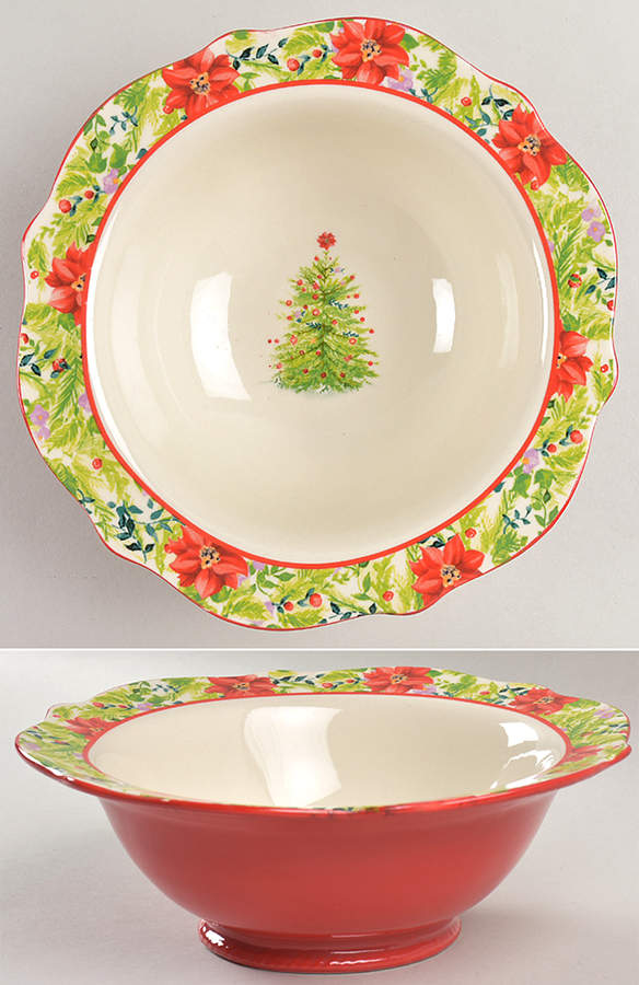 Holiday Cheer 8" Round Vegetable Bowl by Pioneer Woman-1