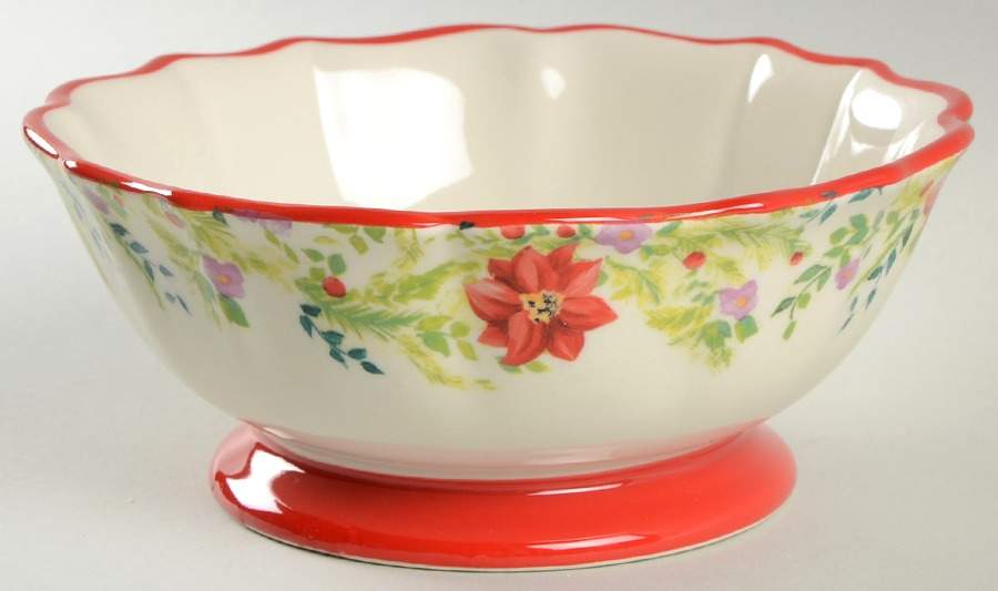 Holiday Cheer Footed Soup/Cereal Bowl by Pioneer Woman-1
