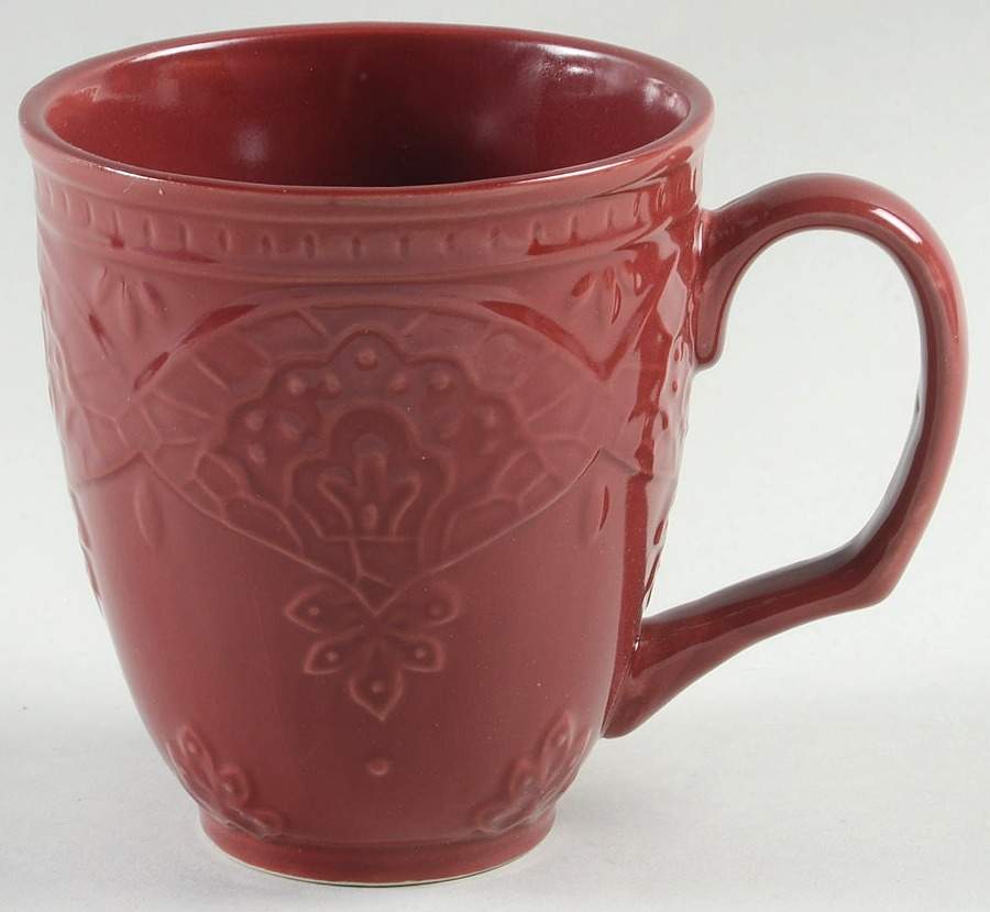 Farmhouse Lace Claret Mug by Pioneer Woman-1