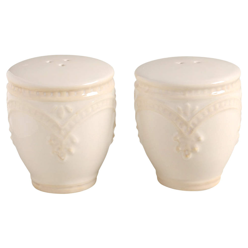 Farmhouse Lace Linen Salt & Pepper Set by Pioneer Woman-1