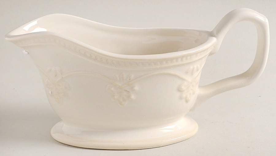 Farmhouse Lace Linen Gravy Boat by Pioneer Woman-1