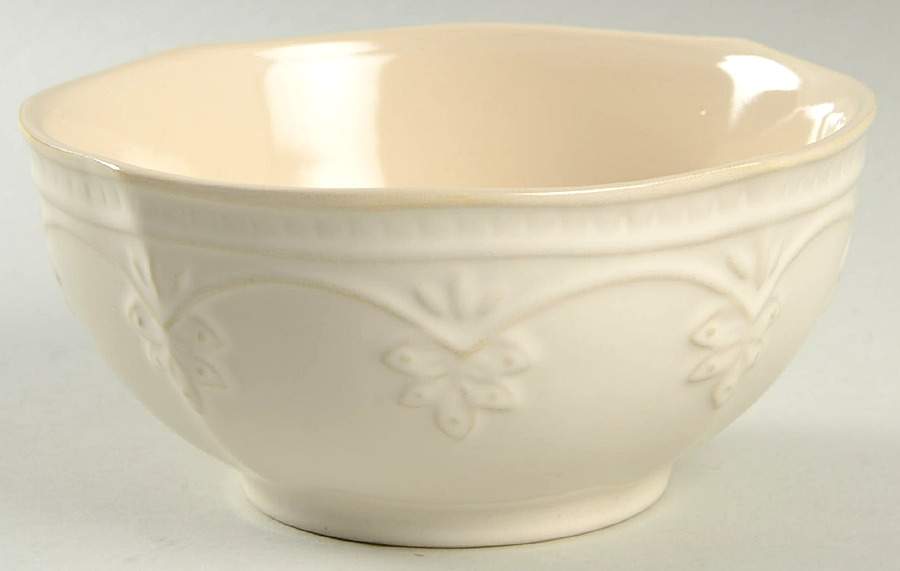 Farmhouse Lace Linen Soup/Cereal Bowl by Pioneer Woman-1
