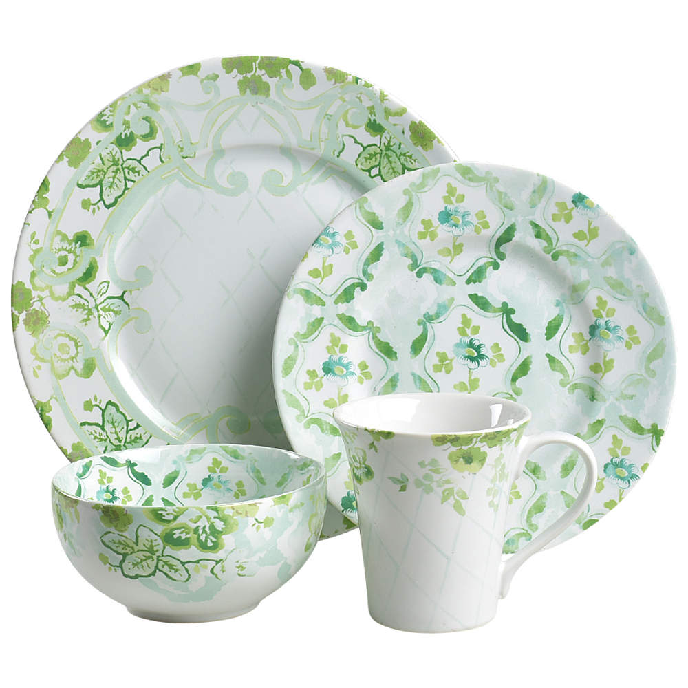 Swedish Sea 4 Piece Place Setting by Patina Vie China-1