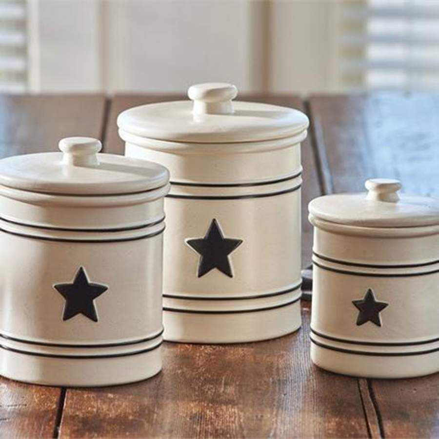 Country Star Large Canister & Lid by Park Designs-1