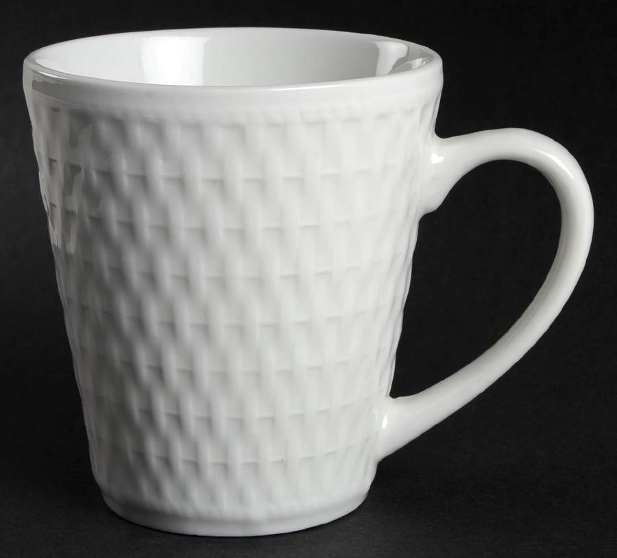 White Crown Weave Mug by Portmeirion-1