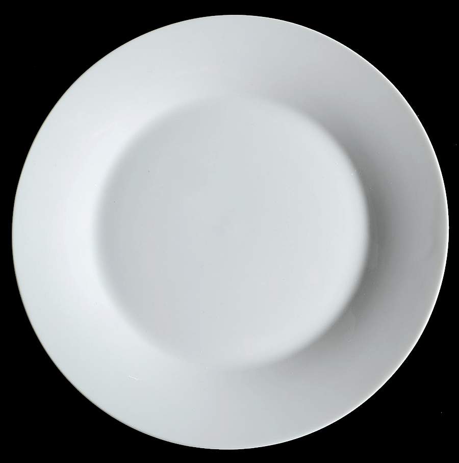 Serene White (Round) Salad Plate by Portmeirion-1