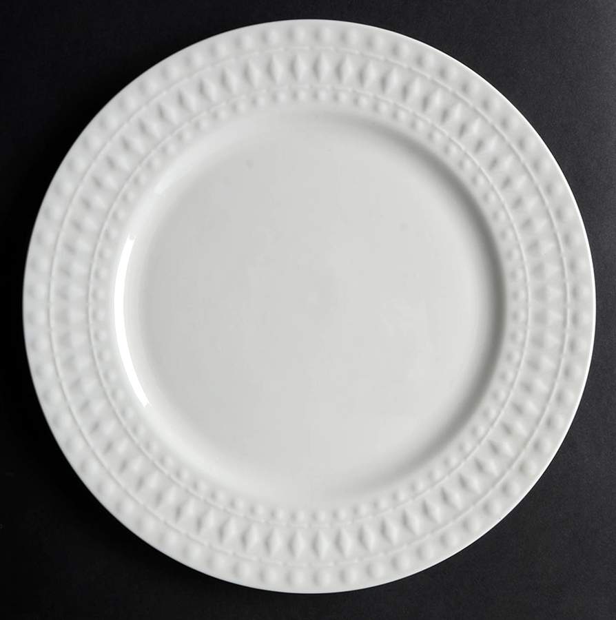 White Crown Gem Dinner Plate by Portmeirion-1