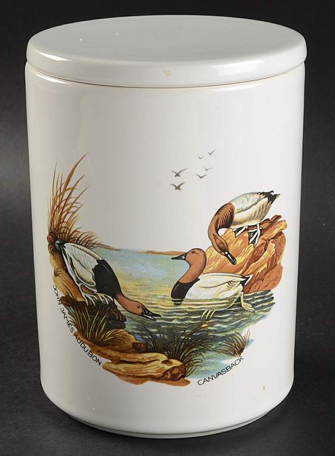 Audubon Large Canister & Lid by Pfaltzgraff-1