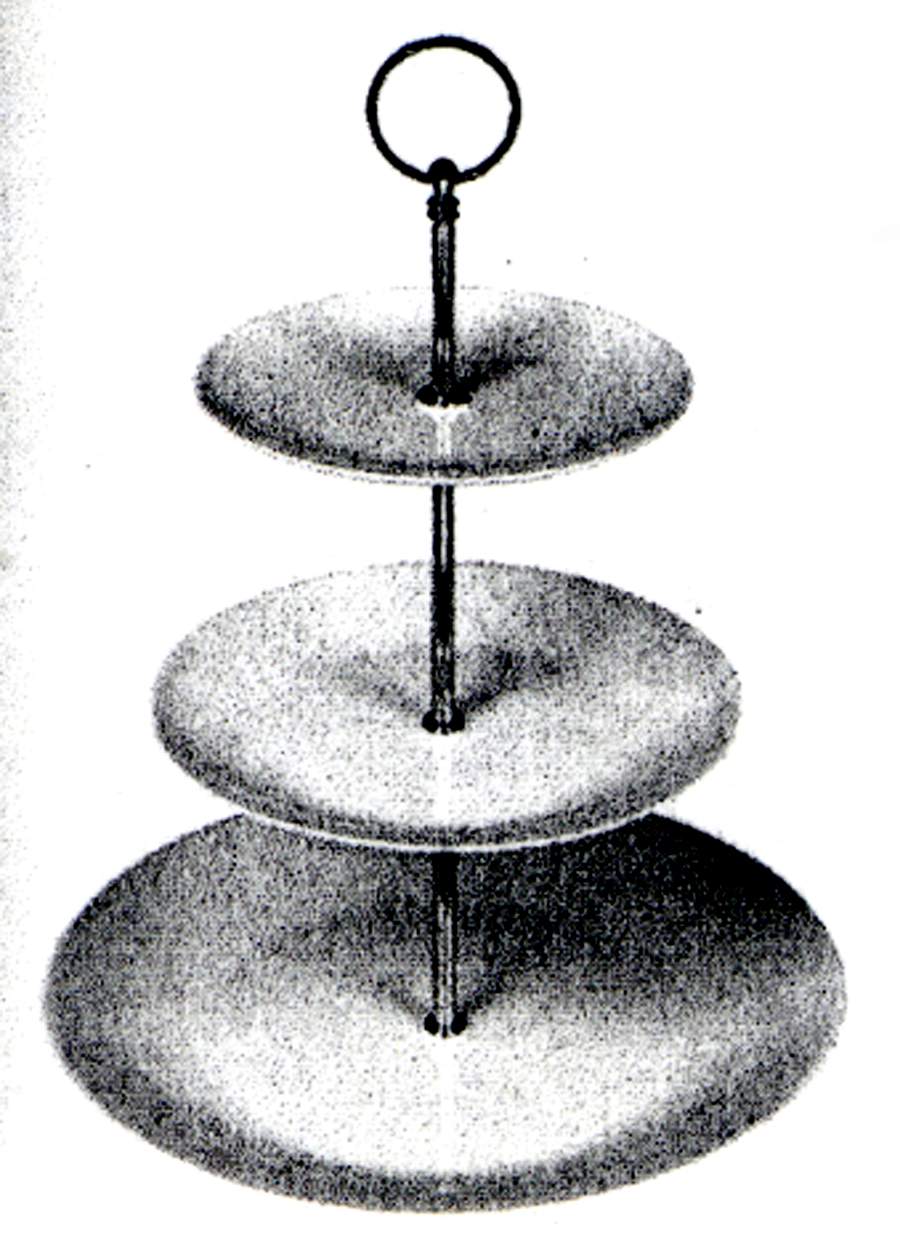 Sense 3-Tiered Serving Tray (DP, SP, BB) by Porsgrund-1