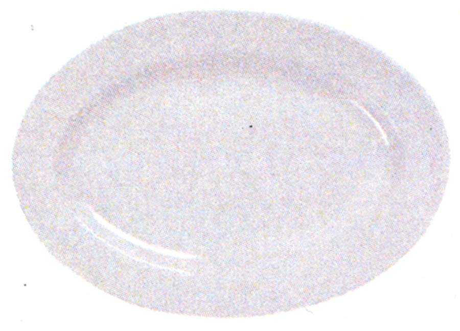 Tid 15" Oval Serving Platter by Porsgrund-1