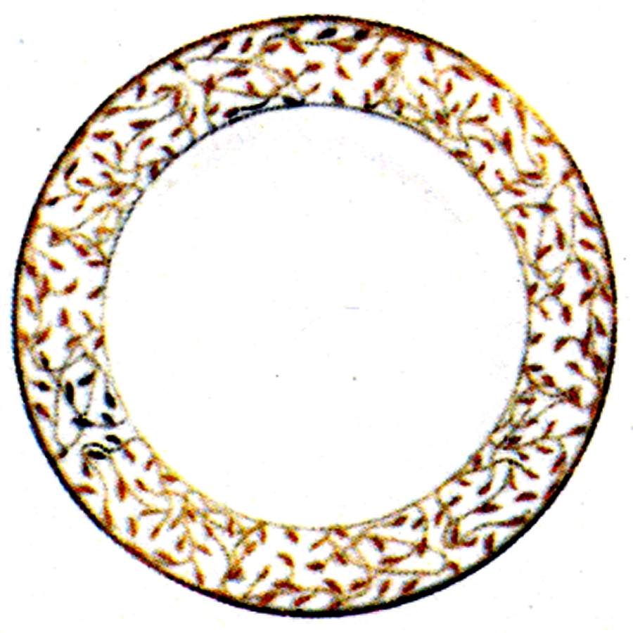 Cecilie Gold Salad Plate by Porsgrund-1