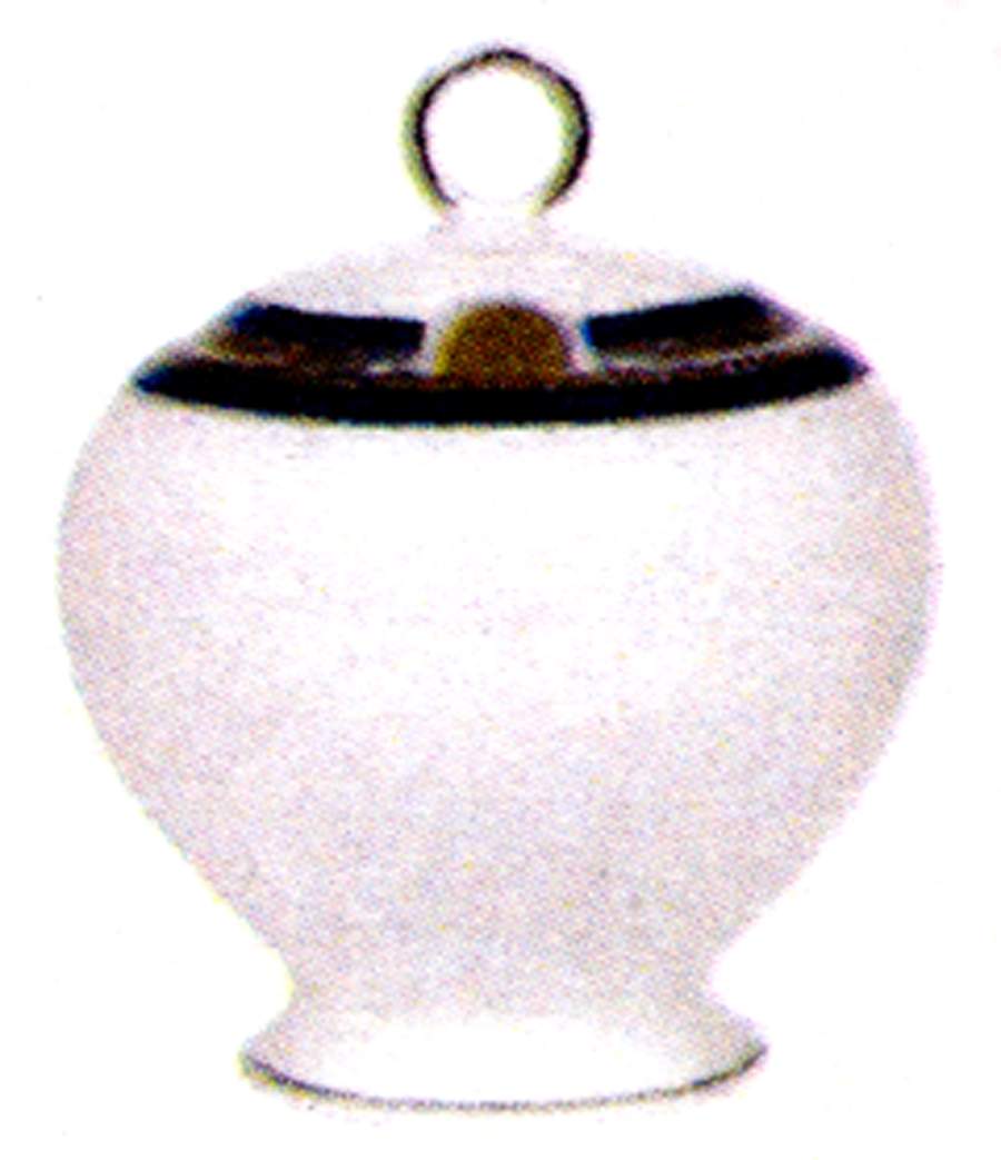 Martha Sugar Bowl & Lid by Porsgrund-1