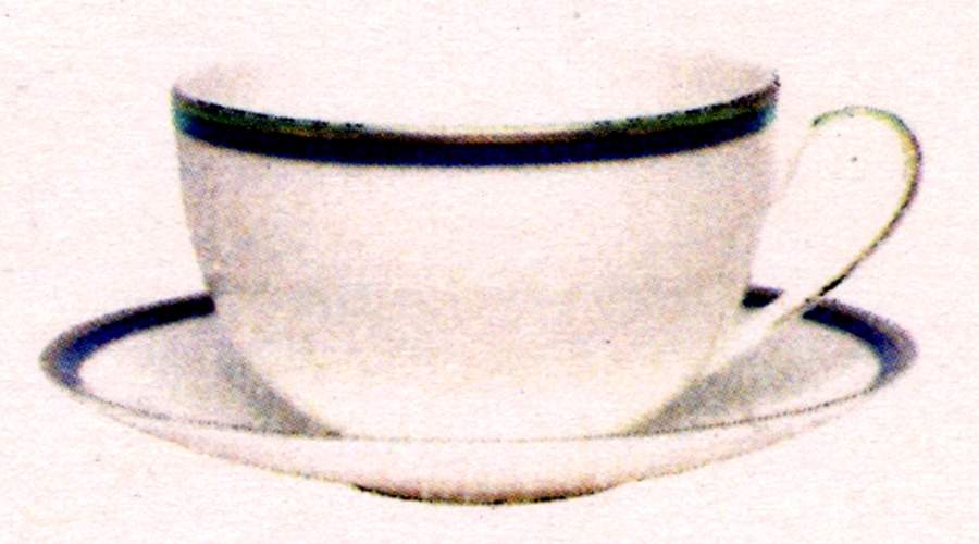 Martha Flat Cup & Saucer Set by Porsgrund-1