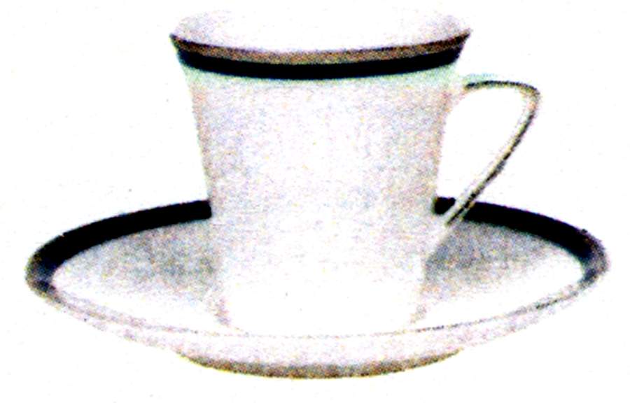 Martha Flat Cup & Saucer Set by Porsgrund-1