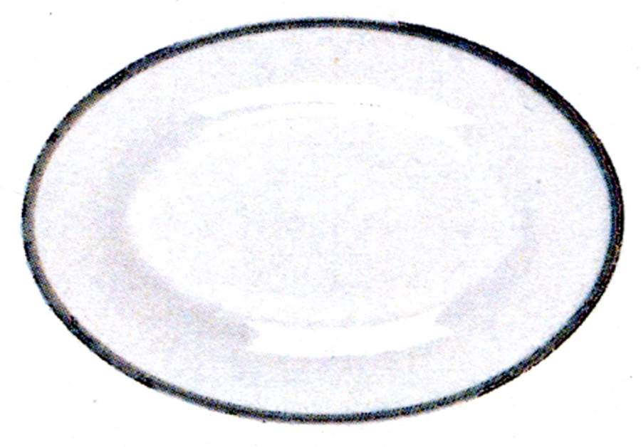 Sina 14" Oval Serving Platter by Porsgrund-1