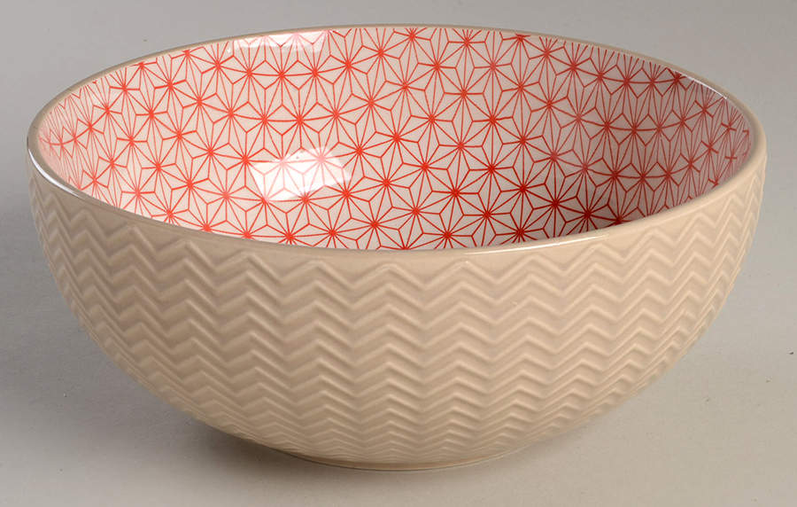 Pad Print (Mix and Match) 8" Round Serving Bowl by Pfaltzgraff-1