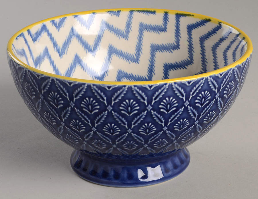 Pad Print (Mix and Match) Footed Soup/Cereal Bowl by Pfaltzgraff-1