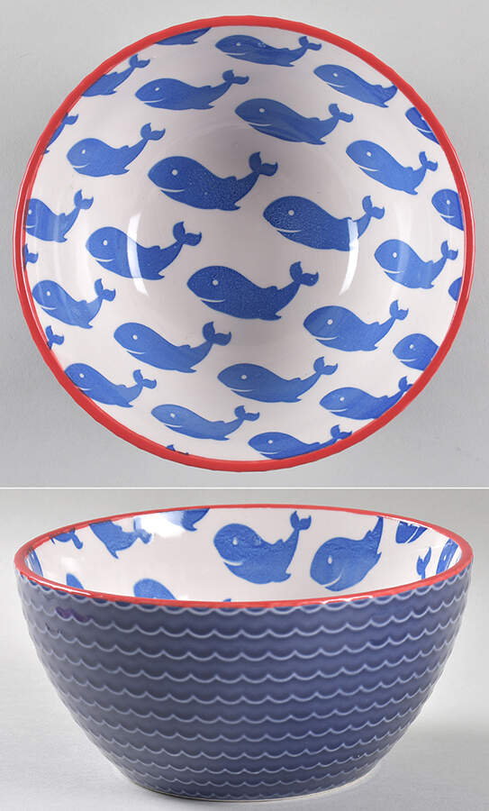 Pad Print (Mix and Match) Soup/Cereal Bowl by Pfaltzgraff-1