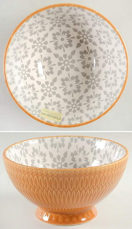 Pad Print (Mix and Match) Footed Soup/Cereal Bowl by Pfaltzgraff-1
