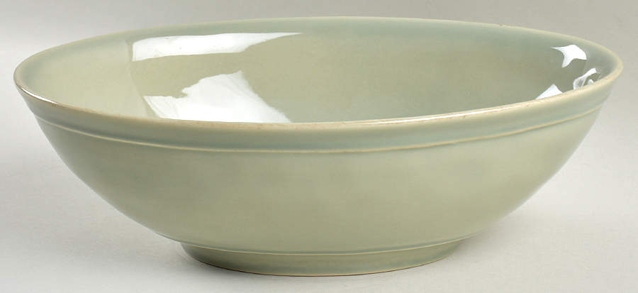 Cambria Celadon 12" Oval Serving Bowl by Pottery Barn China-1