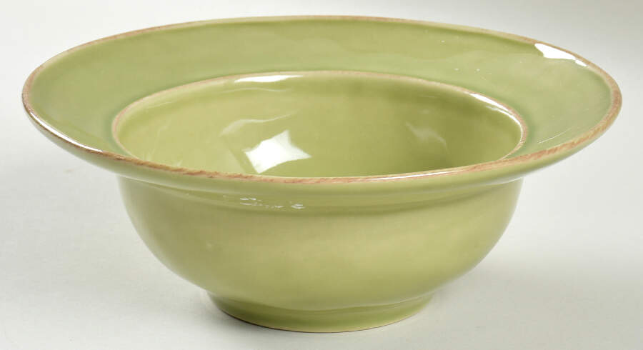 Cambria Celadon Rim Soup Bowl by Pottery Barn China-1