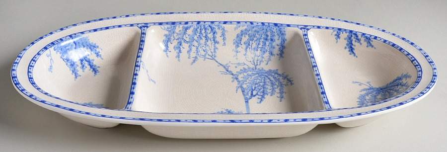 Sophia 3-Part Oval Divided Server by Pottery Barn China-1