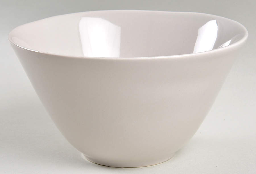 Au Naturale Light Gray Soup/Cereal Bowl by Pottery Barn China-1