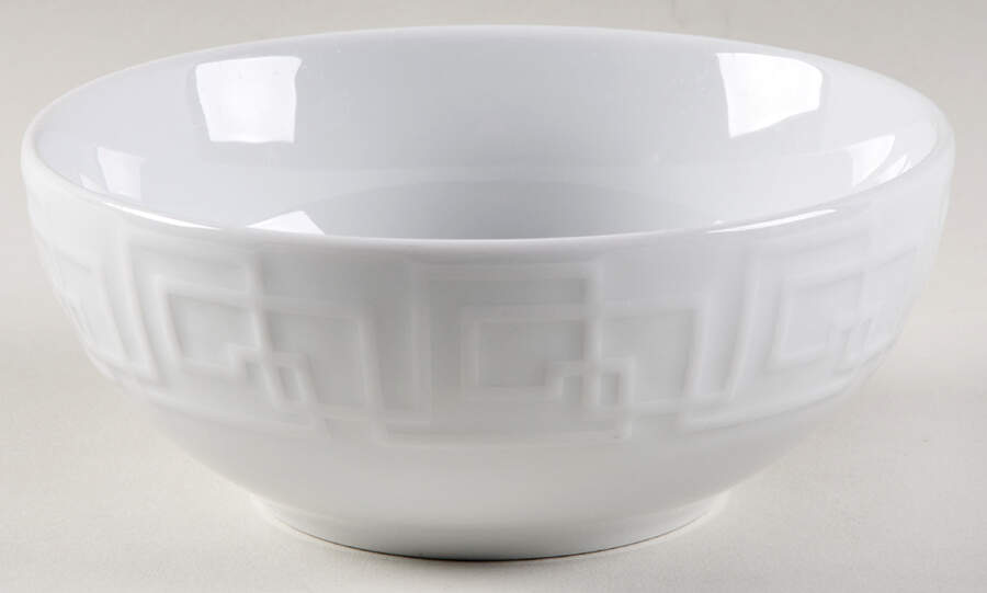 Greek Key Coupe Cereal Bowl by Pillivuyt-1