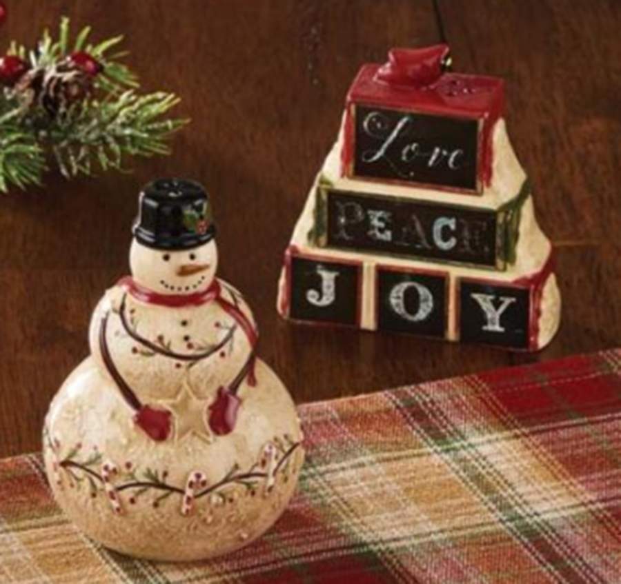 Let It Snow Figural Salt & Pepper Set by Park Designs-1