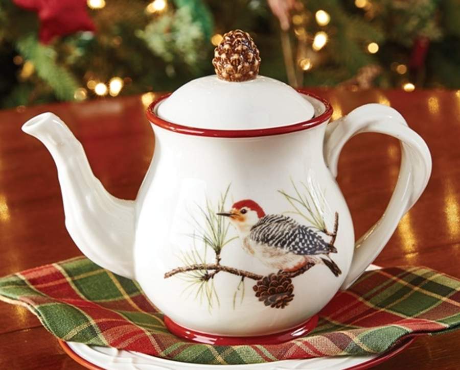 Winter Birds Teapot & Lid by Park Designs-1