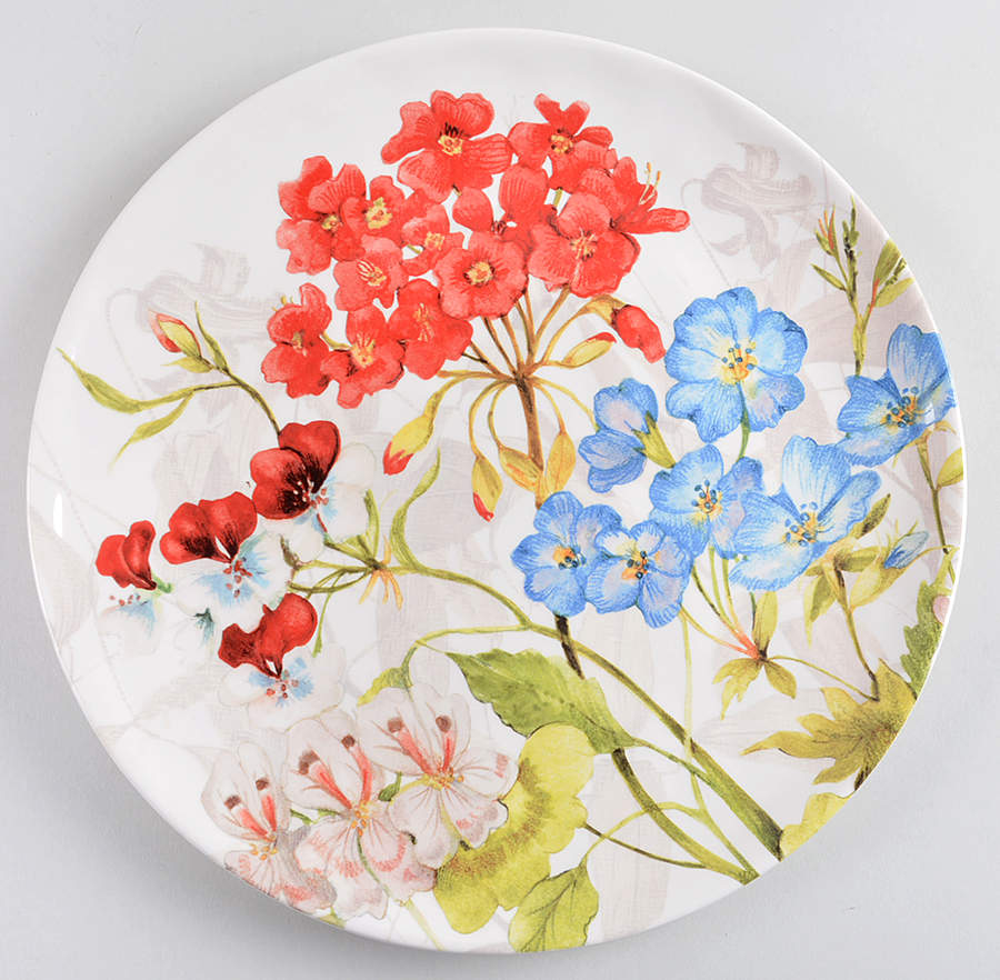 Floral Bouquet Dinner Plate by Pier 1-1