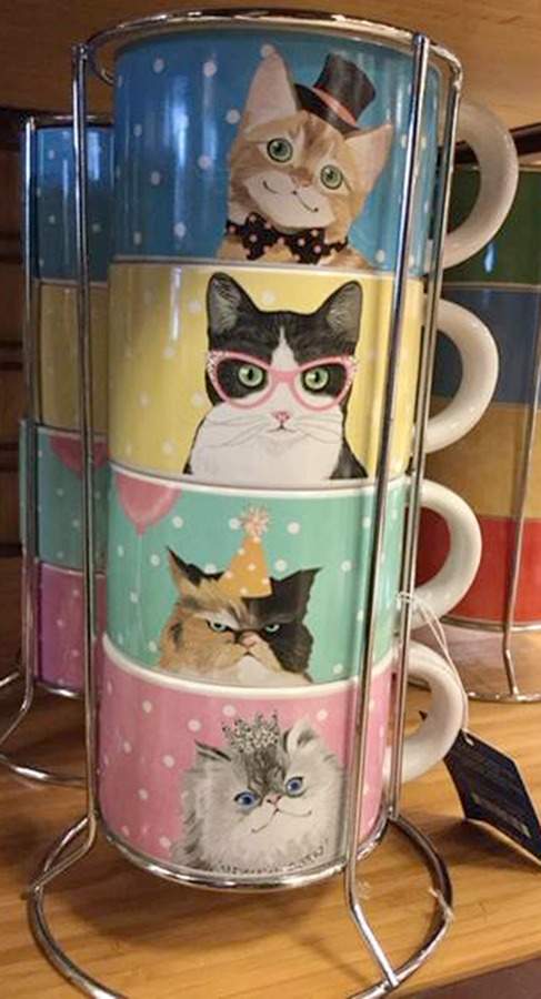 Party Cats Stackable Mug by Pier 1-1