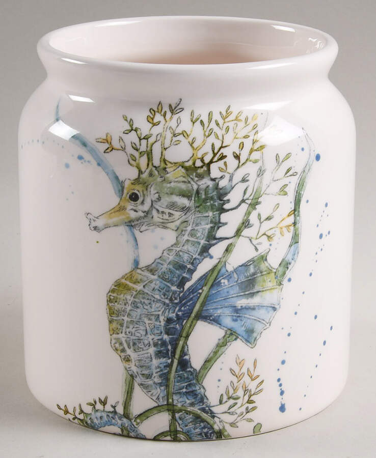 Sea Life Large Canister No Lid by Pier 1-1