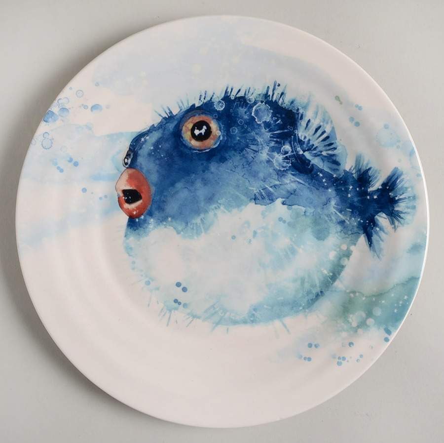 Sea Life Salad Plate by Pier 1-1