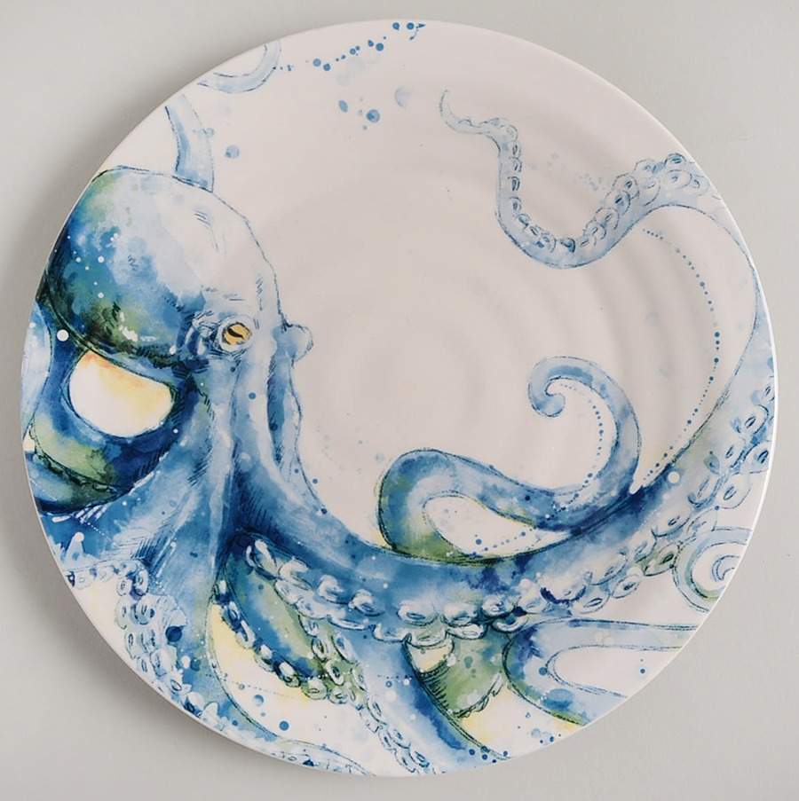 Sea Life Salad Plate by Pier 1-1