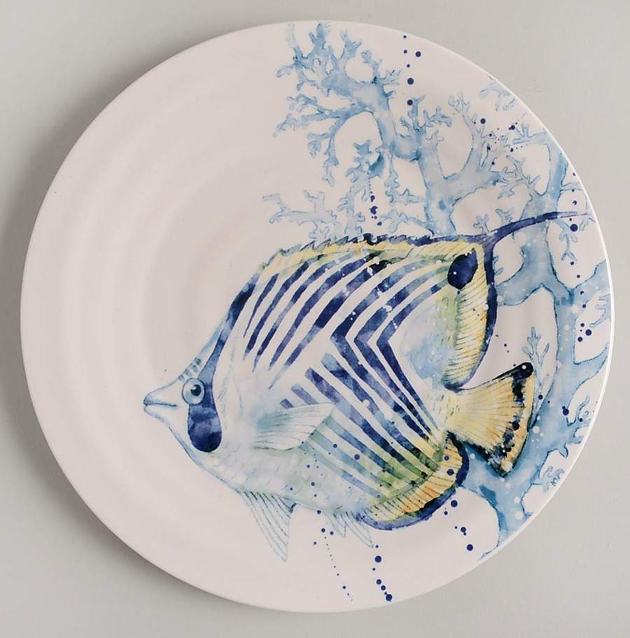 Sea Life Salad Plate by Pier 1-1
