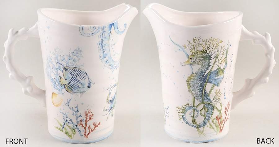 Sea Life 70 Oz Pitcher by Pier 1-1