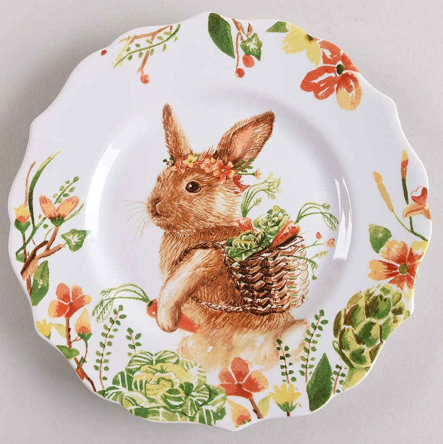 Lilly the Bunny Salad Plate by Pier 1-1