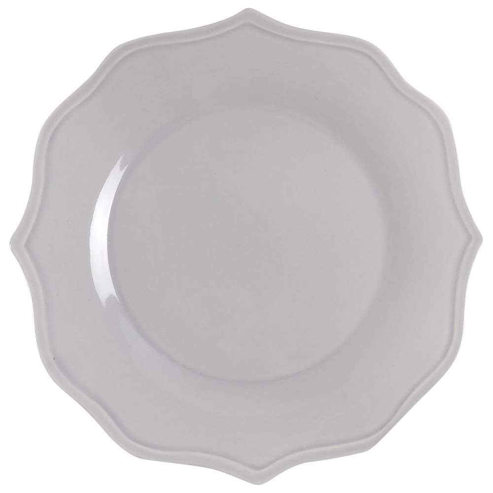 Kate Flint Gray Dinner Plate by Pier 1-1