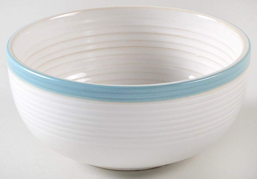 Carmen Teal Soup/Cereal Bowl by Pfaltzgraff-1