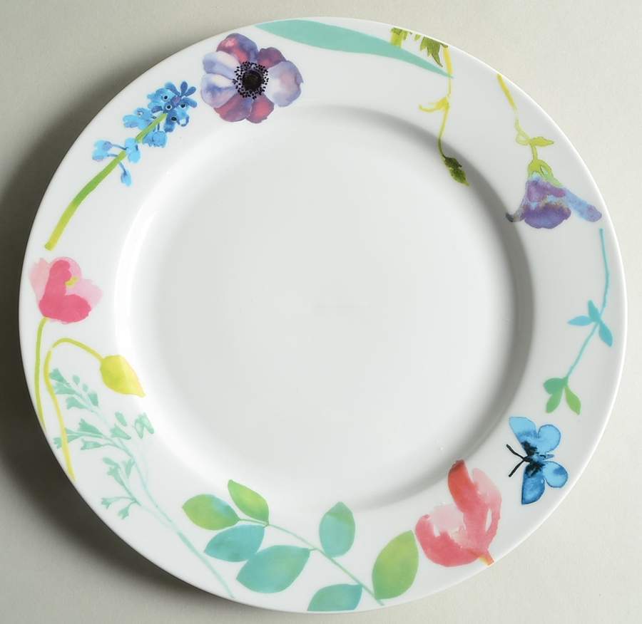 Water Garden Butterfly Dinner Plate by Portmeirion-1