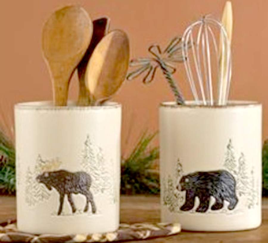 Rustic Retreat Utensil Holder by Park Designs-1