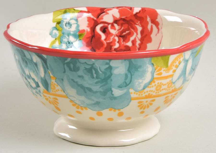 Blossom Jubilee Footed Soup/Cereal Bowl by Pioneer Woman-1