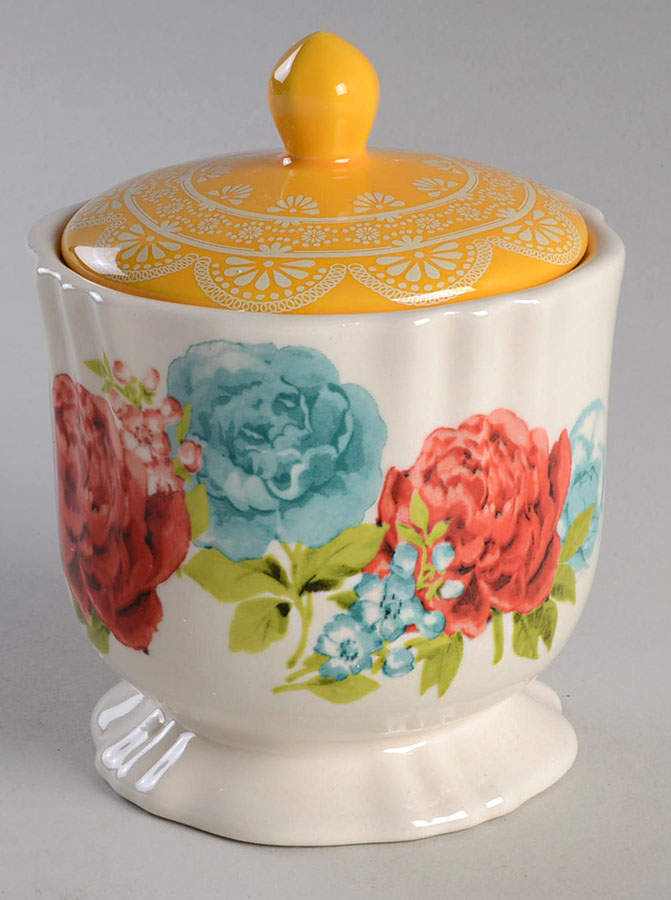 Blossom Jubilee Sugar Bowl & Lid by Pioneer Woman-1