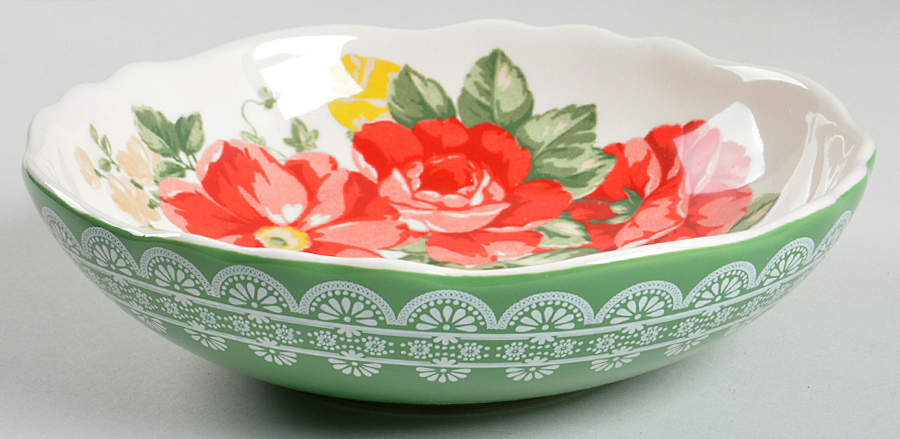 Vintage Floral 7" Individual Pasta Bowl by Pioneer Woman-1