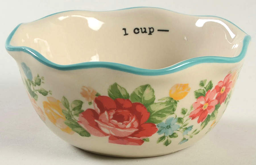 Vintage Floral 1 Cup Measuring Cup by Pioneer Woman-1