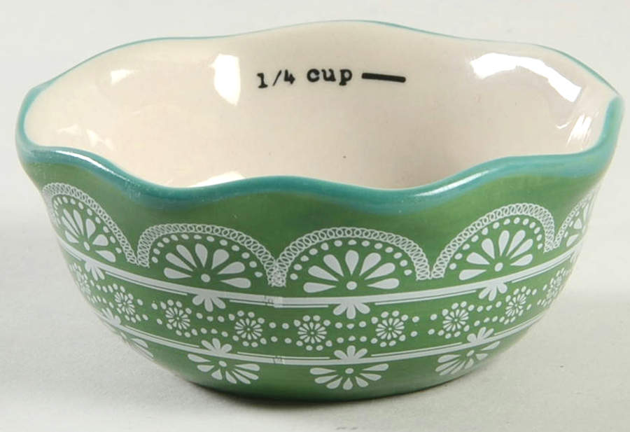 Vintage Floral 1/4 Cup Measuring Cup by Pioneer Woman-1