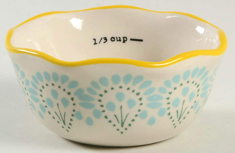 Vintage Floral 1/3 Cup Measuring Cup by Pioneer Woman-1